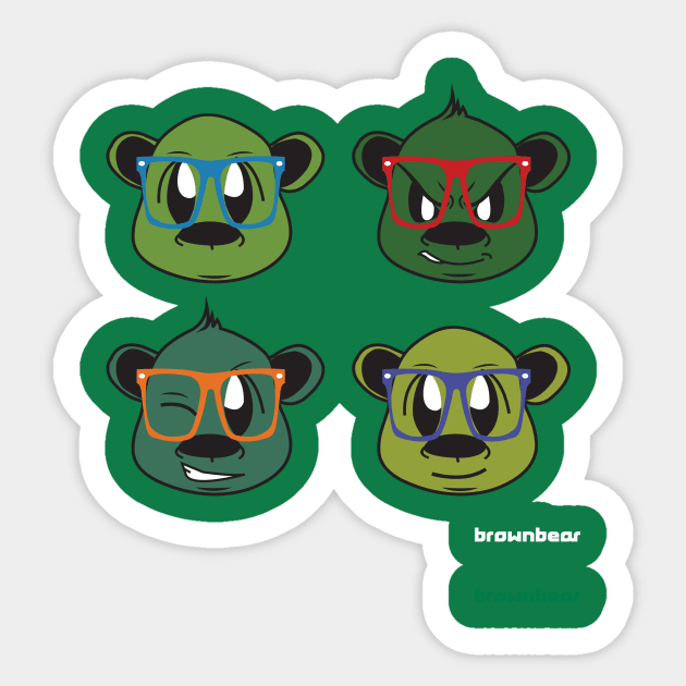 Teenage Mutant Ninja Turtle Bears! Sticker by Santilu